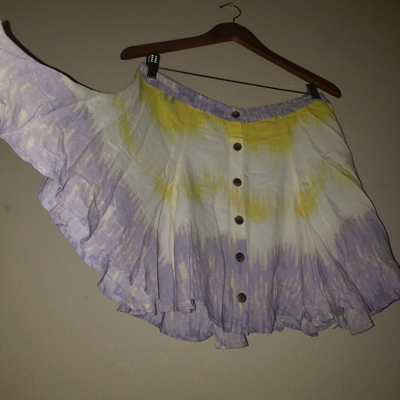 FREE PEOPLE TYE DYE SKIRT - Picture 5 of 7